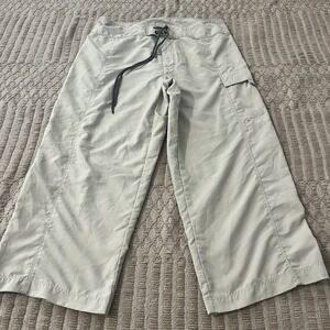 The North Face Women Sz S Crop Cargo Pant Light‎ Khaki Activewear Hiking Outdoor